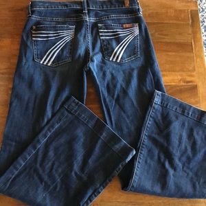 7 for all Mankind Dojo Flare Jean Size 26